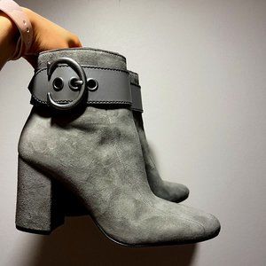 Coach Dara Bootie HEATHER GREY Women US7 Almost Never Worn